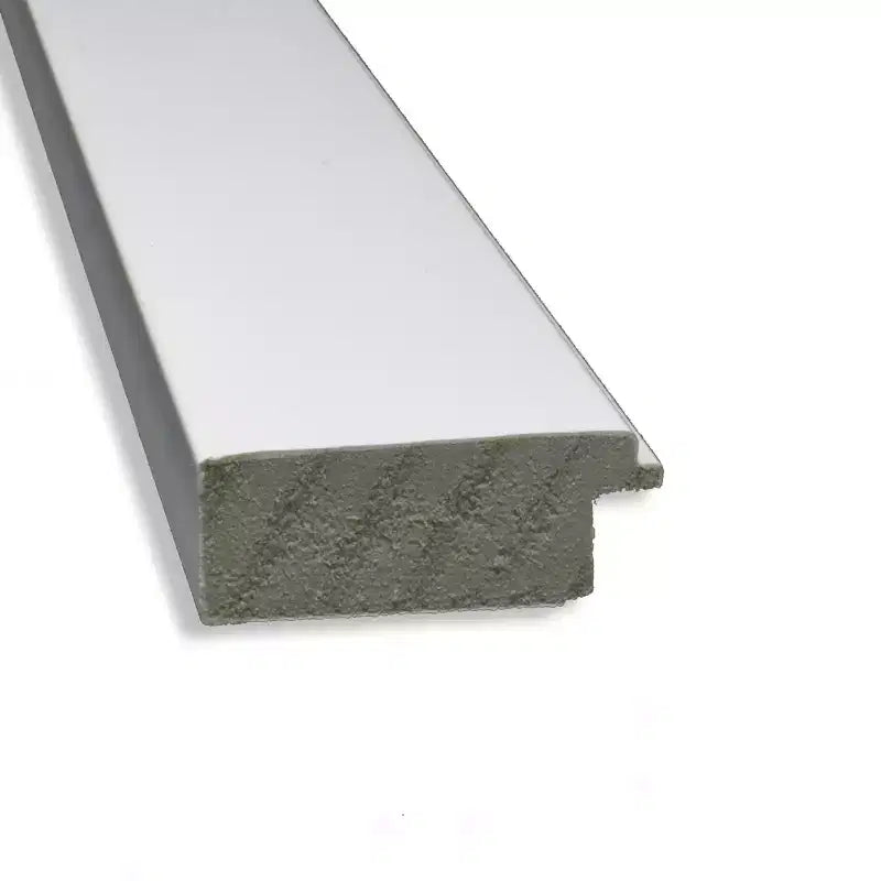 41" x 30" Non-Beveled Cabinet White Narrow Wall Mirror - Amanti Art