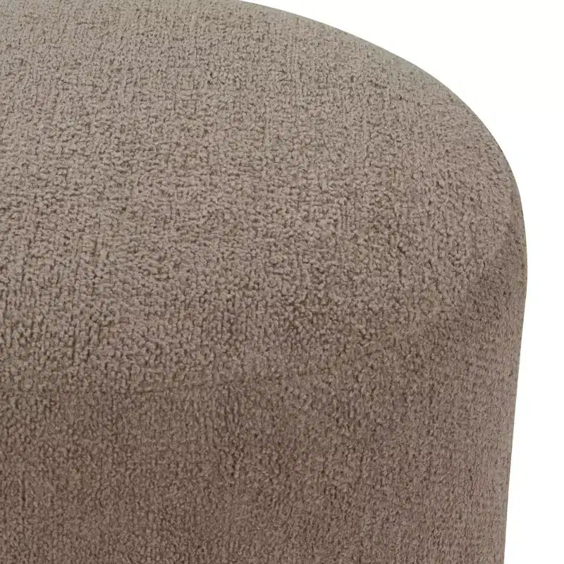 Nikolas Round Boucle Ottoman - SFV4862 - Safavieh Couture