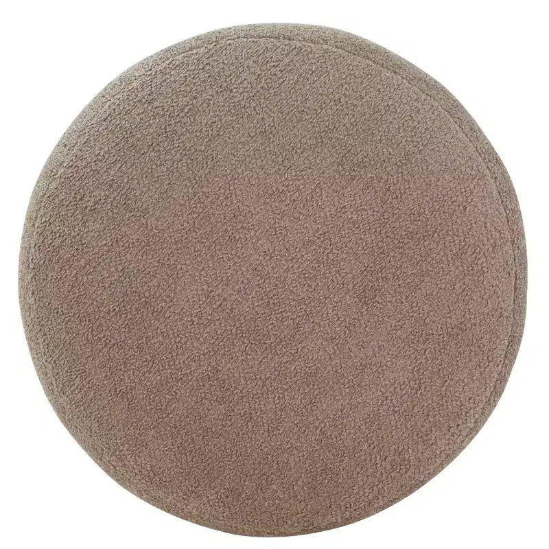 Nikolas Round Boucle Ottoman - SFV4862 - Safavieh Couture