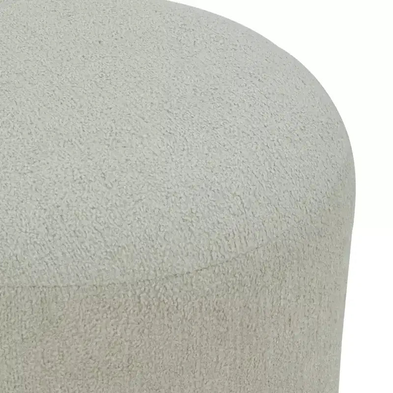 Nikolas Round Boucle Ottoman - SFV4862 - Safavieh Couture