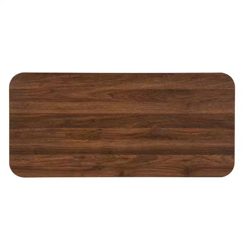 Mid-Century Modern Coffee Table with Storage, Wood Center Table with Tambour Doors & Drawer - ModernLuxe