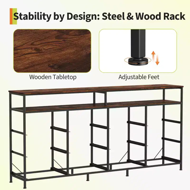 Acekool Bedroom Living Room 63 Inch 12 Drawer Long Dresser TV Stand, Fabric Steel Entertainment Center with Open Shelf, Multiple Colors