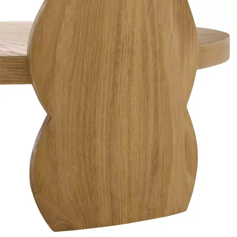 Randy Round Wood Accent Table - Natural - SEI