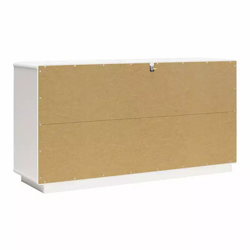 GDFStudio Linton 7-Drawer Modern Dual-Tone Bedroom Dresser with Handles