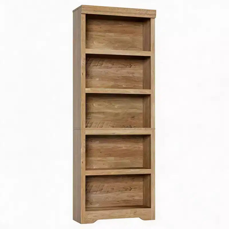 Bookshelf, Tall Farmhouse Bookcase Adjustable Shelves, Open Display Storage Rack with Anti-Slip Design for Home Office, Balcony, Library