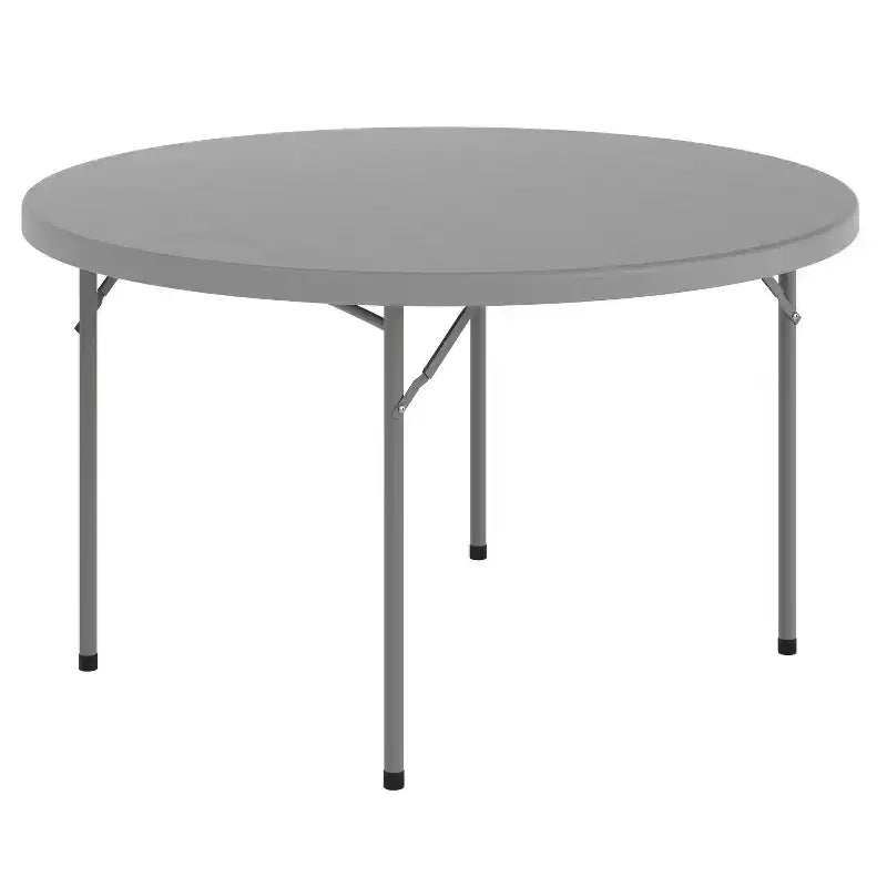 Flash Furniture 4-Foot Round Plastic Folding Table