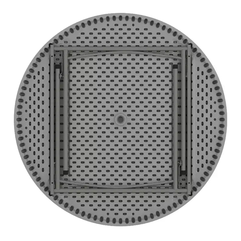 Flash Furniture 4-Foot Round Plastic Folding Table