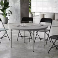 Flash Furniture 4-Foot Round Plastic Folding Table