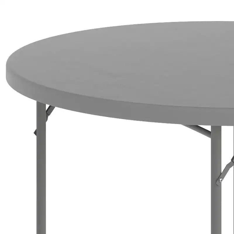 Flash Furniture 4-Foot Round Plastic Folding Table