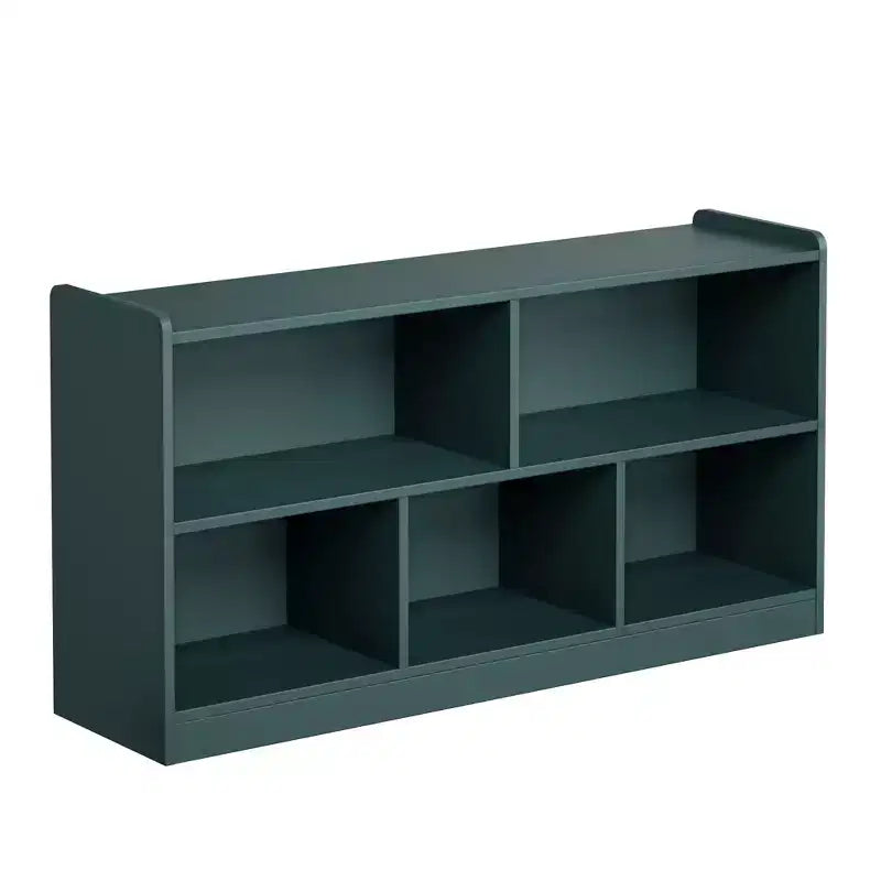 Wooden Kids Storage Cabinet with 5 Sections, Montessori Bookshelf and Toy Organizer for Nursery, Playroom, Classroom & Bedroom