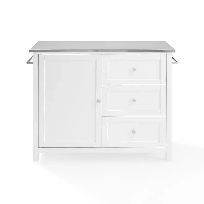 HomeStock with Door and Shelves Kitchen Islands