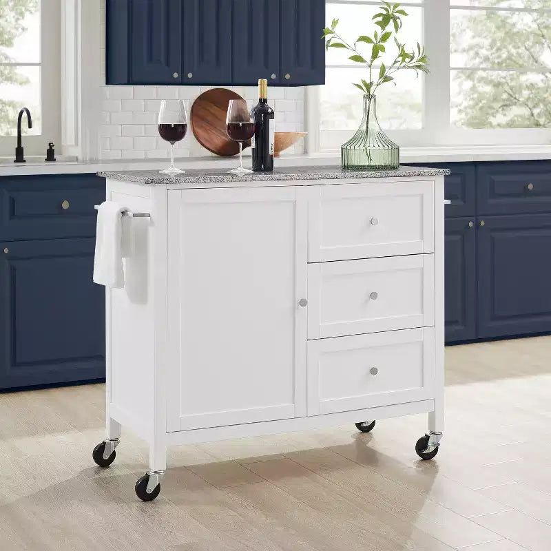HomeStock with Door and Shelves Kitchen Islands