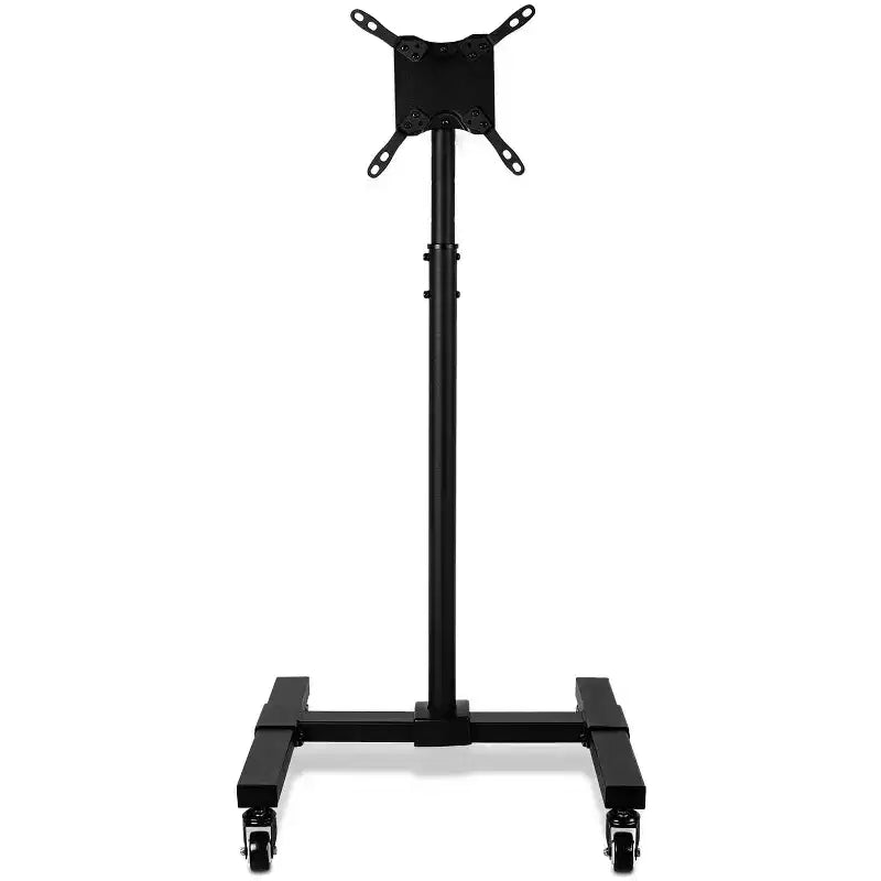 Mount-It! Height Adjustable Mobile TV Stand with Locking Wheels, Rolling Cart for 13 - 42 Flat Panel LCD LED Screens, VESA Compatible up to 200mm