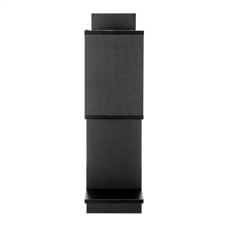 35.4 x 32 Manasa Floating Geometric Kilter 2 Tier Wall Shelf - Danya B.