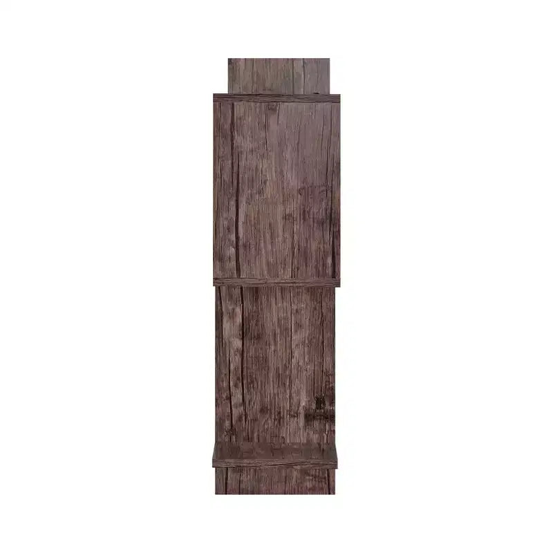 35.4 x 32 Manasa Floating Geometric Kilter 2 Tier Wall Shelf - Danya B.