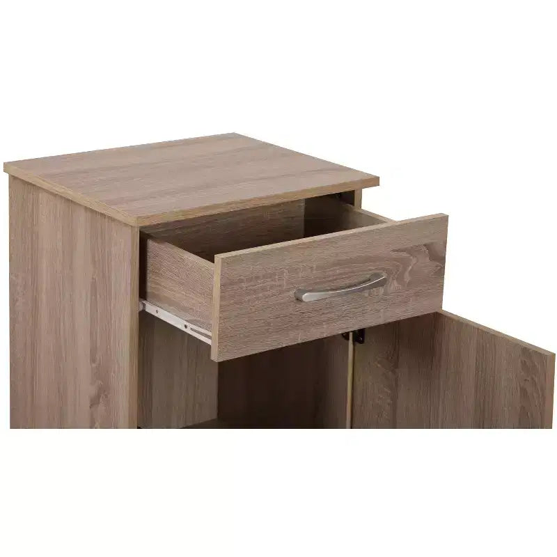 Passion Furniture Alston 1-Drawer Nightstand (24 in. H x 18 in. W x 16 in. D)