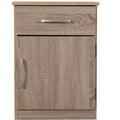 Passion Furniture Alston 1-Drawer Nightstand (24 in. H x 18 in. W x 16 in. D)