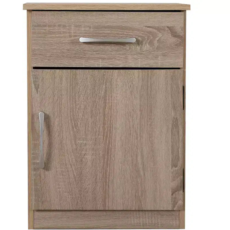 Passion Furniture Alston 1-Drawer Nightstand (24 in. H x 18 in. W x 16 in. D)
